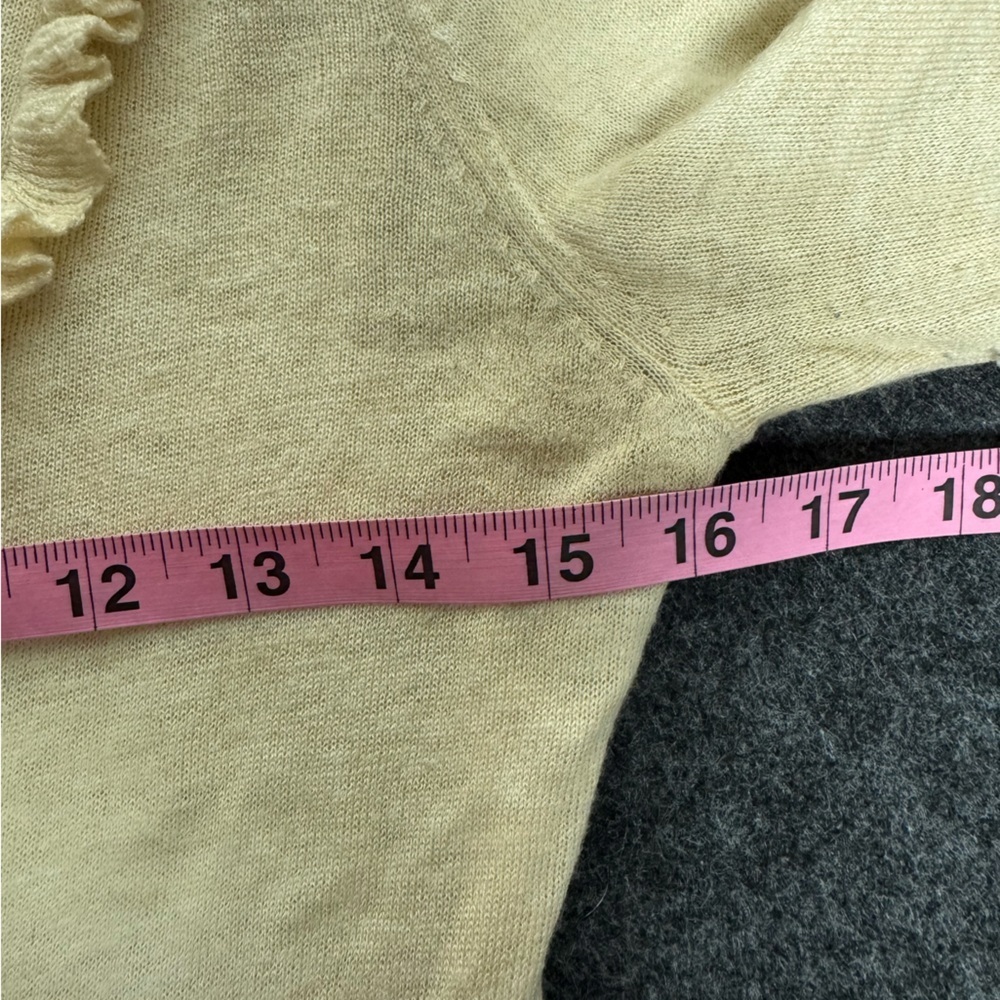 Field & Flower Cream Ruffled Long Sleeve Top - Picture 5 of 6